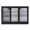 Refrigerated Back Bar 320 L 3 Sliding Glass Doors