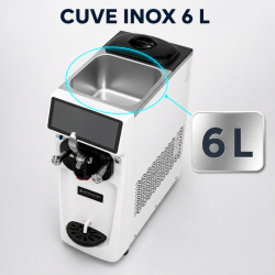 Μηχανή Παγωτού Soft 16 L/h 1050 W - Dynasteel