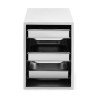 Set of 3 Drawers for Sink Unit Depth 600
