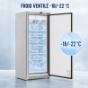 Καταψύκτης 590 L Inox με Αερόψυξη -22 °C