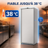 Καταψύκτης 590 L Inox με Αερόψυξη -22 °C