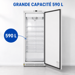 Καταψύκτης 590 L με Αερόψυξη -18/-22°C