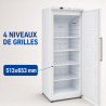 Καταψύκτης 510 L με Αερισμό -18/-22°C Λευκός