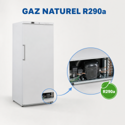Καταψύκτης 510 L με Αερισμό -18/-22°C Λευκός