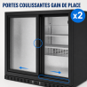 Refrigerated Back Bar 208 L - 2 Sliding Doors