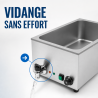 Bain-Marie Pro GN 1/1 20 L 1200 W Inox με Αποστράγγιση