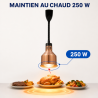 Λάμπα Θέρμανσης Pro 250 W Ø 175 mm Χάλκινη | Dynasteel