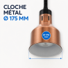 Λάμπα Θέρμανσης Pro 250 W Ø 175 mm Χάλκινη | Dynasteel