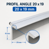 Ζεύγος Οδηγών 645 mm Ψυγείο Ντουλάπα 1400 L