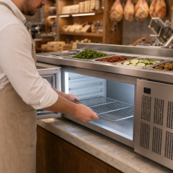 Grille pour Saladette 560 x 330 mm — Πλαστικοποιημένο Ράφι