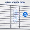 Grille pour Saladette 560 x 330 mm — Πλαστικοποιημένο Ράφι