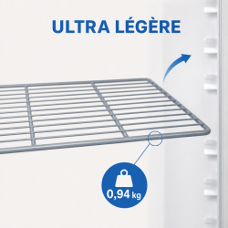Grille pour Saladette 560 x 330 mm — Πλαστικοποιημένο Ράφι