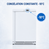 Μίνι Αρνητικό Ψυγείο 170 L -18°C Λευκό