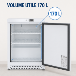 Μίνι Αρνητικό Ψυγείο 170 L -18°C Λευκό