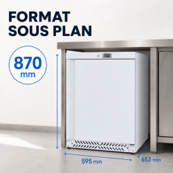 Μίνι Αρνητικό Ψυγείο 170 L -18°C Λευκό