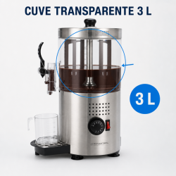 Επαγγελματική Σοκολατιέρα 3 L 1200 W — Θερμοστάτης 90°C