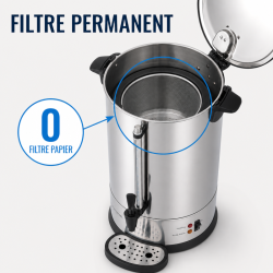 Επαγγελματικός Καφετιέρα 14 L 100 Φλιτζάνια 1650 W Inox