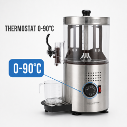 Επαγγελματική Σοκολατιέρα 3 L 1200 W — Θερμοστάτης 90°C