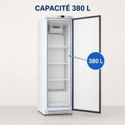 Θετική Ψυγείο Ντουλάπα 380 L 0/+8°C Πλήρης Πόρτα