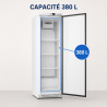 Θετική Ψυγείο Ντουλάπα 380 L 0/+8°C Πλήρης Πόρτα