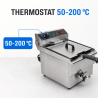 Επαγγελματική Φριτέζα 13 L 3000 W με Αποστράγγιση - Ανοξείδωτο Ατσάλι