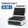 Grill Panini Pro 2200 W Ραβδωτό 340x220 mm Inox