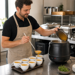 Soupière Électrique Pro 9 L 400 W — Θερμοστάτης 30-80 °C
