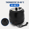 Soupière Électrique Pro 9 L 400 W — Θερμοστάτης 30-80 °C