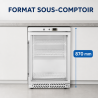 Μίνι Ψυγείο με Γυάλινη Πόρτα 170 L 0/+8 °C - Dynasteel