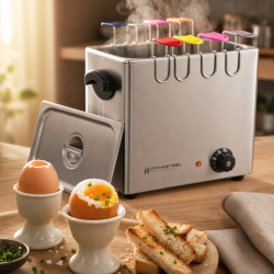 Professional Egg Cooker 8 Eggs 2600 W Stainless Steel