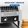Επαγγελματικός Τοστιέρας Μεταφορέας 2200 W Inox — Dynasteel