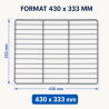 Σχάρα για Ψυγείο Τραπέζι 430 x 333 mm