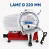 Κόφτης Ζαμπόν Βαρύτητας Ø 220 mm 120 W Κόκκινος
