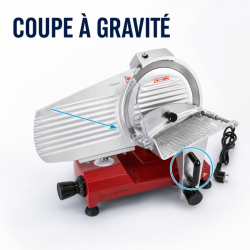 Κόφτης Ζαμπόν Βαρύτητας Ø 220 mm 120 W Κόκκινος