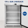 Αρνητικό Ψυγείο Ανοξείδωτο 170 L -18°C Υπό Πλάνο