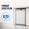 Stainless Steel Negative Refrigerated Cabinet 170 L -18°C Under Counter