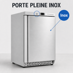 Stainless Steel Negative Refrigerated Cabinet 170 L -18°C Under Counter