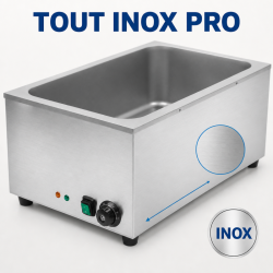 Professional Bain-Marie GN 1/1 20 L 1200 W Stainless Steel