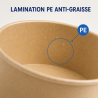 Μπολ Σαλάτας Kraft 750 ml Ø150 mm — Πακέτο των 300