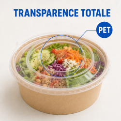 Κάλυμμα PET Ø 165 mm για Μπολ Σαλάτας 1300 ml - x300