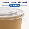 Κάλυμμα PET Ø 165 mm για Μπολ Σαλάτας 1300 ml - x300