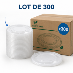 Κάλυμμα PET Ø 165 mm για Μπολ Σαλάτας 1300 ml - x300