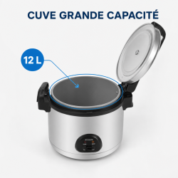 Professional Rice Cooker 12 L 2850 W Stainless Steel — CHR