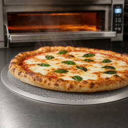 Plaque à Pizza Perforée Ø 400 mm Aluminium