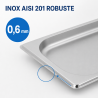 Bac Gastro GN 1/3 Inox 20 mm - Συμβατό με Πλυντήριο Πιάτων