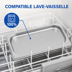 Bac Gastro GN 1/3 Inox 20 mm - Συμβατό με Πλυντήριο Πιάτων