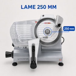 Trancheuse à Jambon Pro 250 mm 150 W à Gravité