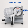 Trancheuse à Jambon Pro 250 mm 150 W à Gravité
