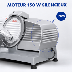 Trancheuse à Jambon Pro 250 mm 150 W à Gravité