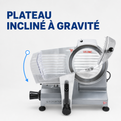 Trancheuse à Jambon Pro 250 mm 150 W à Gravité